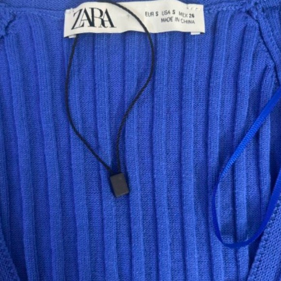New Without Tags, Zara Ribbed Knit Sweater, Size Small - Picture 7 of 8